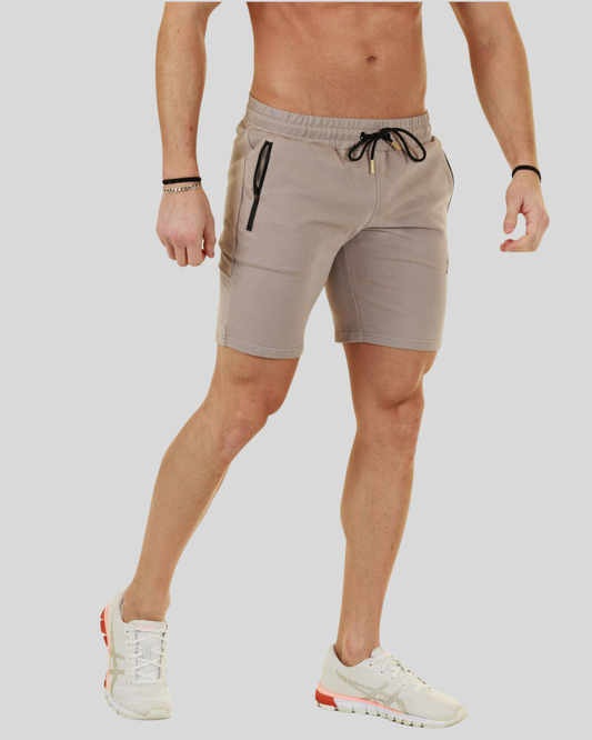 Tapered Shorts Grey