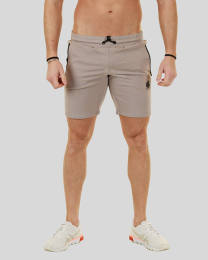 Tapered Shorts Grey