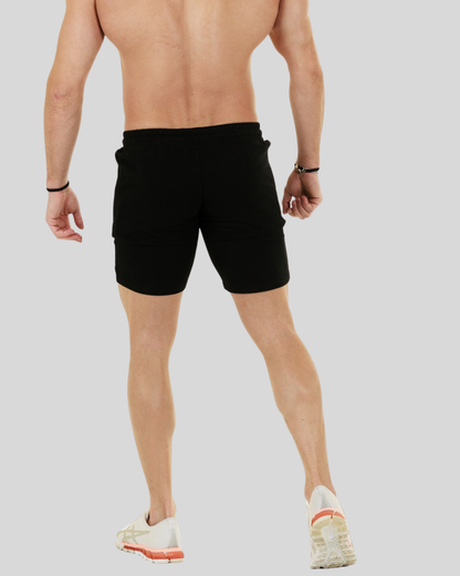 Tapered Shorts Black