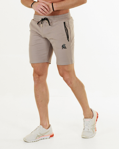 Tapered Shorts Grey