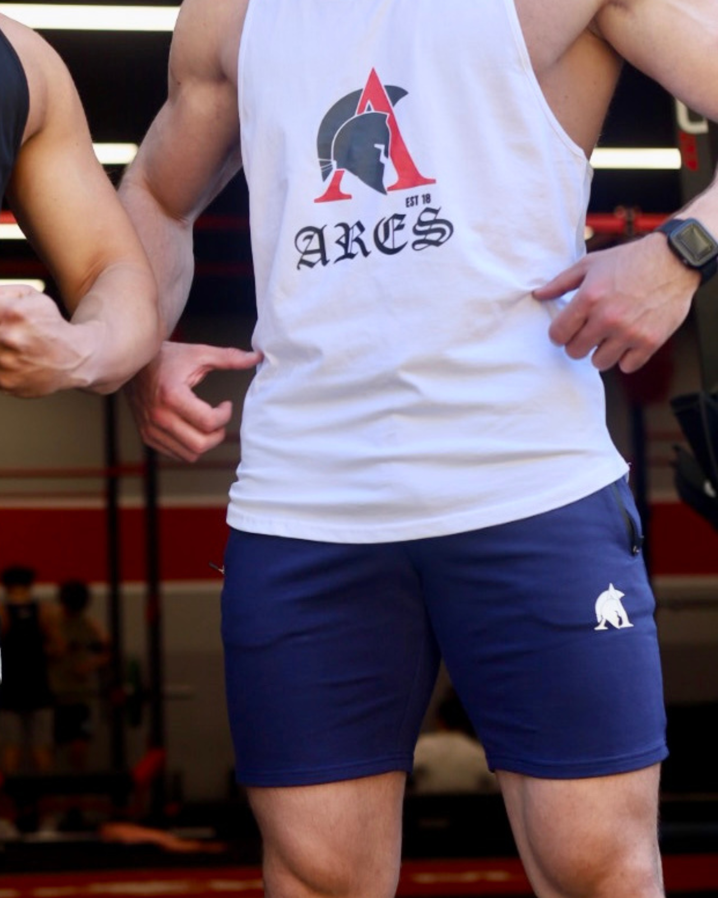 Tapered Shorts Navy