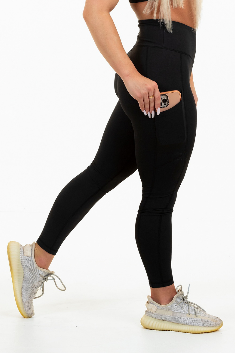Luxe Pocket Leggings Black