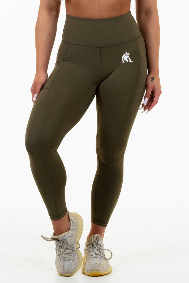 Luxe Pocket Leggings Khaki